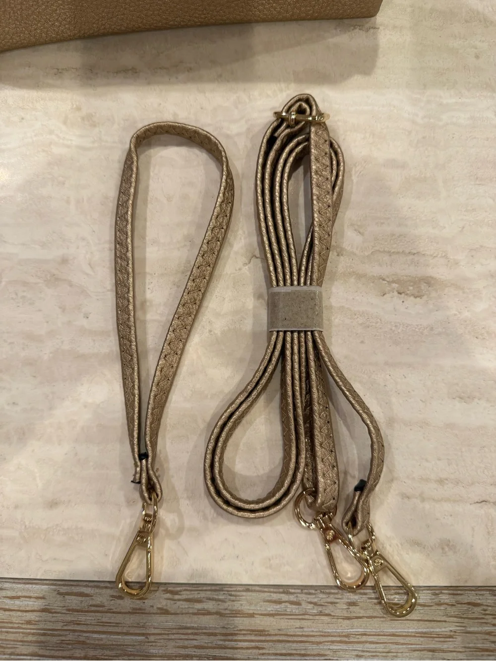 Metallic Gold Crossbody/ Wristlet NWT